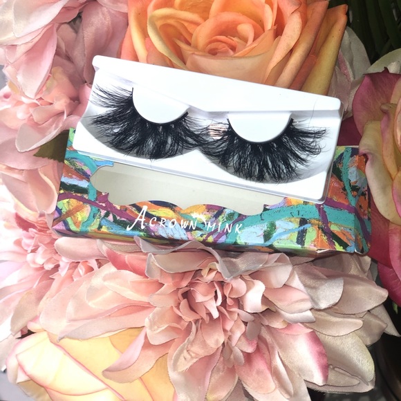 3 PAIRS REUSABLE MINK LASHES. 25MM DRAMATIC FULL. - Picture 2 of 5